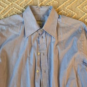 Like New Made in Italy blue dress shirt